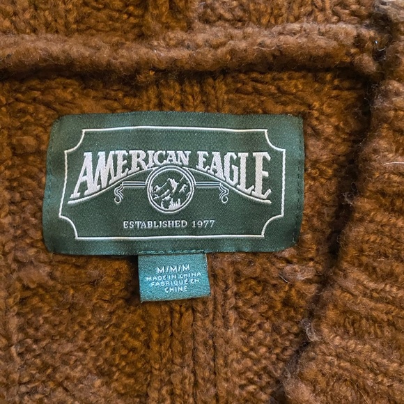 American Eagle Outfitters Brown Teddy Jacket Cozy Style - Picture 2 of 5